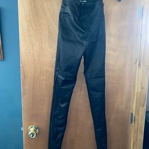 Pleather Skinny Pants